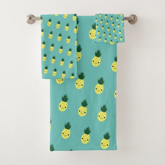 Niedliches Kawaii-Muster Badhandtuch Set (Insitu)