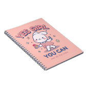 Niedliches Kawaii Notebook - Ja Girl! Notizblock (Rechte Seite)