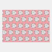 Niedliches Kawaii-Papier Geschenkpapier Set (Vorderseite)