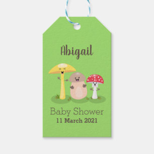 Niedliches Kawaii-Pilz-Toadstool  Geschenkanhänger