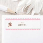 NIEDLICHES KAWAII Pink Cake Bäckerei Rücksendeadre (Insitu)