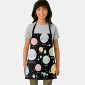 Niedliches Kawaii-Planet-Sonnensystem Schürze (Insitu)