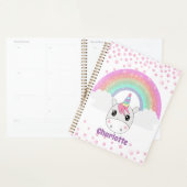 Niedliches Kawaii-Rainbow-Einhorn mit Individuelle Planer (Anzeige)