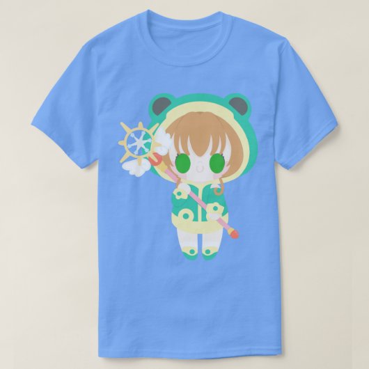 niedliches Kawaii-Sakura-Froschkostüm T-Shirt (Design vorne)