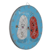 Niedliches Kawaii-Salz und Pfefferschüttler Cartoo Dartscheibe (Vorderseite Links)