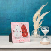 Niedliches Kawaii-Salz und Pfefferschüttler Cartoo Fotoplatte (InSitu)