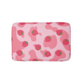 Niedliches Kawaii Strawberry Cow Muster Badematte (Vorderseite)