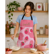 Niedliches Kawaii Strawberry Cow Muster