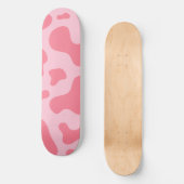 Niedliches Kawaii Strawberry Cow Muster Skateboard (Vorderseite)