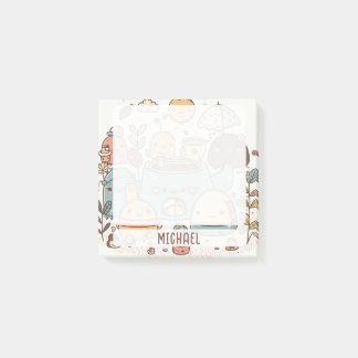 Niedliches Kawaii Tea Party Personalisiert Post-it Klebezettel