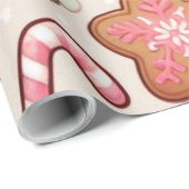 Niedliches Kawaii Weihnachtswrapping Paper | Lebku Geschenkpapier (Rolleneckpunkt)