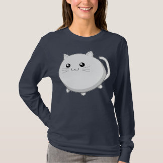 Niedliches kawaii weiße Kittykatze T-Shirt