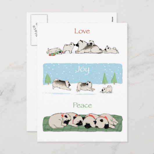 Niedliches Keesies Weihnachten des (Vorne/Hinten)