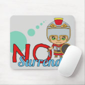 Niedliches "Keine Kapitulation" ist Gott des Krieg Mousepad (Mit Mouse)