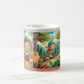 Niedliches Kid Custom Illustration Adventure Tasse (Mittel)