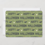 Niedliches Kid's Halloween-Kostüm-Party Einladung (Rückseite)