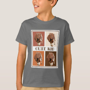 Niedliches Kind - Blockart T-Shirt