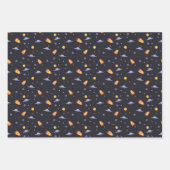 Niedliches Kind im Weltraum - Kuchen Geschenkpapier Set (Vorderseite 2)