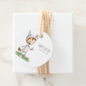 Niedliches Kind mit sonniger Kostüm Personalisiert Geschenkanhänger (Beispiel)