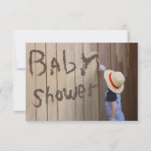 Niedliches Kind Spaß Geschlecht offenbart Sonnenmü Einladung (Vorderseite)