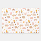 Niedliches Kinderbaby-Muster. Kinderzimmer von lus Geschenkpapier Set (Vorderseite 2)