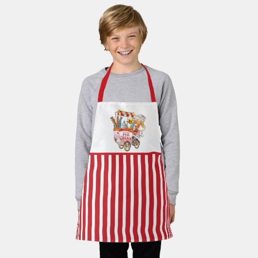 niedliches Kindereis Schürze (Getragen)