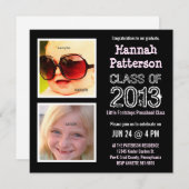 Niedliches Kindergarten-Party Einladung (Vorne/Hinten)