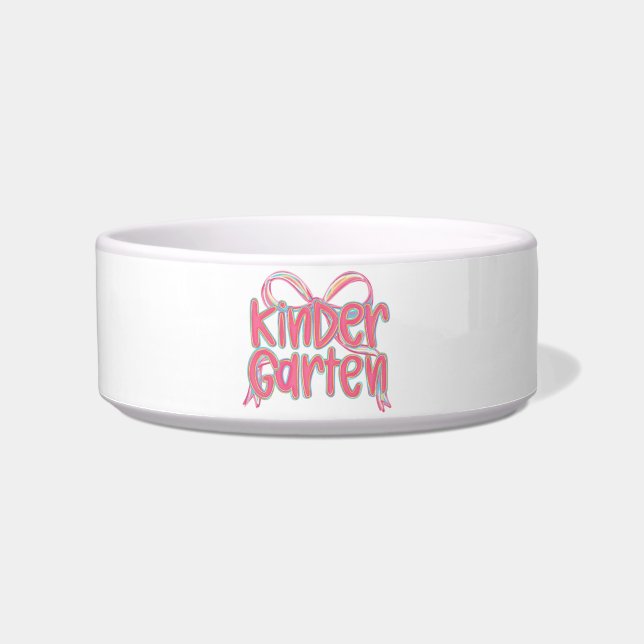 Niedliches Kindergartendesign mit Ribbon Napf (Vorderseite)