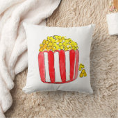 Niedliches Kinderpopcorn-Filmnachtkissen Kissen (Decke)