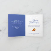 Niedliches Kinderspiel Watercolor Dragon Halloween Karte (Innenseite)