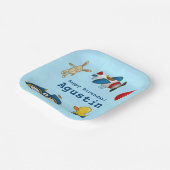 Niedliches Kinderspielzeug zum Geburtstag glücklic Pappteller (Gewinkelt)