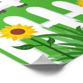 niedliches Kinderzimmer Bauernhof Poster (Ecke)