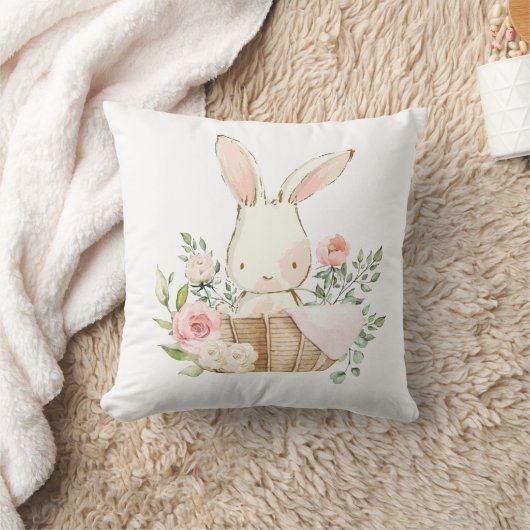 Niedliches Kinderzimmer Bunny Rabbit Kissen (Decke)