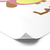 Niedliches Kinderzimmer-Eulenposter Poster (Ecke)