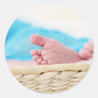 niedliches Kinderzimmer-Kinderkrippe Runder Aufkleber