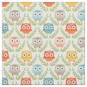 Niedliches Kinderzimmer Owls Stoff (Muster)