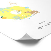 Niedliches Kinderzimmer Personalisiert Alphabet Le Poster (Ecke)