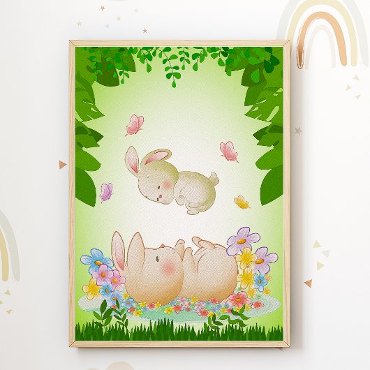 Niedliches Kinderzimmer Poster Print Kids Room Dec