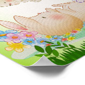 Niedliches Kinderzimmer Poster Print Kids Room Dec (Ecke)