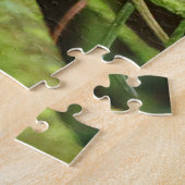 Niedliches Kinglet Songbird verursacht Stir in der Puzzle (Seite)