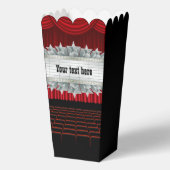 Niedliches Kino Party Popcorn Geschenkschachtel (Rückseite)
