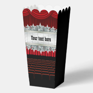 Niedliches Kino Party Popcorn Geschenkschachtel