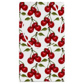 niedliches Kirschfruchtmuster Kleine Geschenktüte (Rückseite)