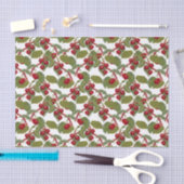 niedliches Kirschfruchtmuster Seidenpapier (Handwerk)
