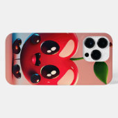 Niedliches Kirschmonster iPhone Hülle (Rückseite (Horizontal))