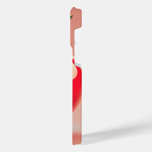 Niedliches Kirschmonster iPhone Hülle (Linke Seite)