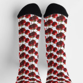 Niedliches Kirschmuster Socken (Oben)