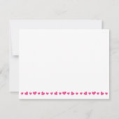 Niedliches Kissenpaar mit Herz-Liebe-Karte (Rückseite)