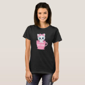 Niedliches Kit Tee Cup Funny Cat (Vorne ganz)