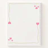 Niedliches Kiteboard Notizblock (Rückseite)